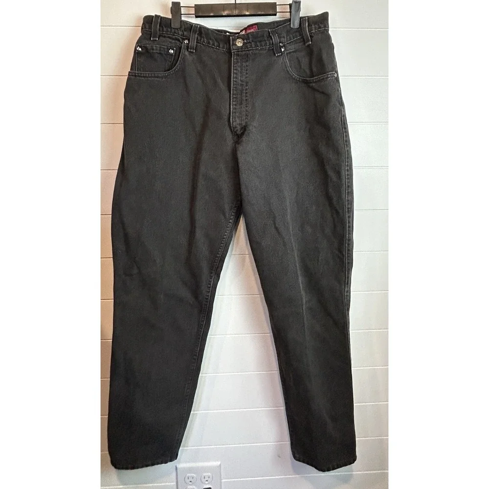 Vintage Levi's Orange Tab 38x32 Loose Fit Black 545‎ Jeans 1995